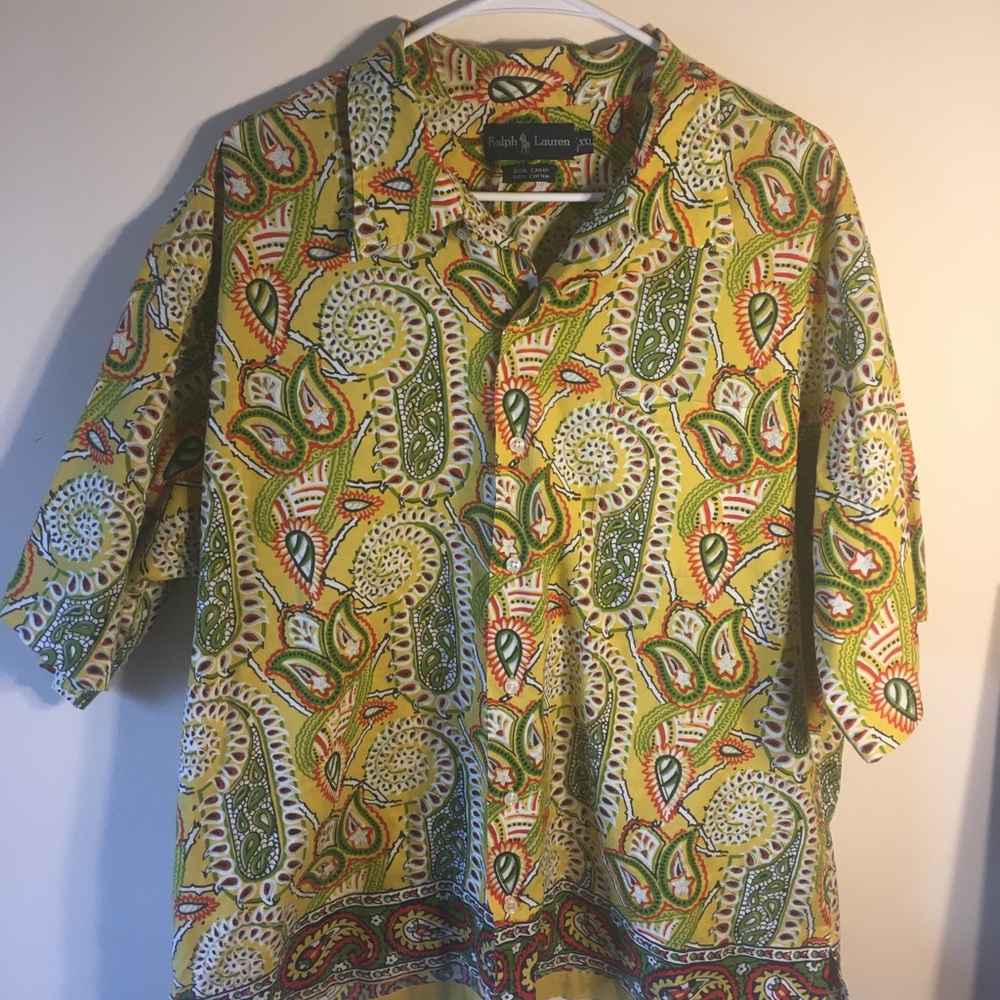 Vintage Polo "Bob Camp" 100% Cotton Paisley!